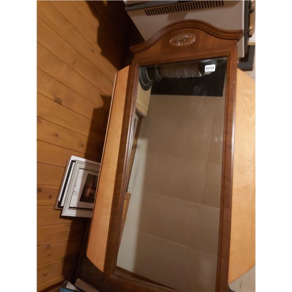 Wooden Frame Mirror 18"W x 44.5"H