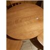 Image 2 : Wooden Table with 3 Chairs Full Table is 40" Across