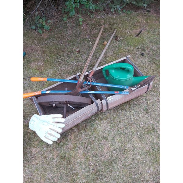 Assorted Planters & Gardening Tools