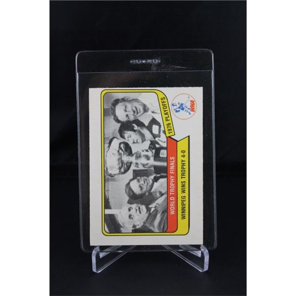 76-77 OPC WHA Winnipeg 1976 WHA Champion Trophy Win