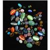 Image 1 : CABOCHON GEMS VARIED SIZES AND AUTHENTIC SEMI PREC