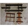 Image 1 : WOODEN DISPLAY RACKS SET