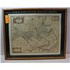 Image 1 : VINTAGE COPY 1680 XVII + XVIII CENTURY MAP UKRAINE