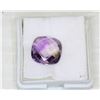 Image 1 : #85-PURPLE AMETHYST GEMSTONE SQUARE 5.5ct