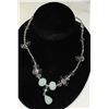 Image 1 : CRYSTAL DROP DOWN NECKLACE