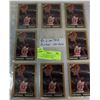 Image 1 : SHEET OF 8 LIMITED EDITION MICHAEL JORDAN CARDS