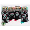 Image 1 : NEW SUGAR SKULL THEME SOCKS PINK SIZE 9-11