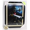 Image 1 : NEW FRAMED GUNSLINGER SKELTON HOLOGRAPHIC PICTURE