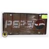 Image 1 : NEW PEPSI NOVELTY LICENSE PLATE OR WALL ART
