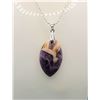 Image 1 : 14) BRAZILIAN NATURAL AMETHYST PENDANT