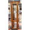 Image 1 : CURVED GLASS CURIO CABINET-25X15X76"TALL-131