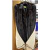 Image 1 : LADIES DARK BROWN FUR COAT-SIZE XS/S-FULL LENGTH-