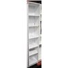 Image 1 : WHITE WOODEN SHELF W/ 6 SHELVES APPROX H-79.5"