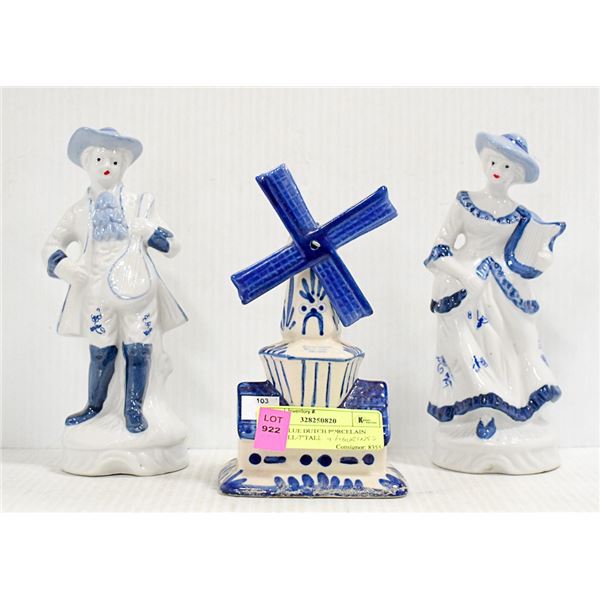 DELFT BLUE DUTCH PORCELAIN WINDMILL-7