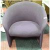 Image 1 : PURPLE FABRIC TUB CHAIR-32"W X 29"TALL-34B-16