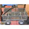Image 1 : YARDWORKS HEAVY DUTY STEEL MESH GARDEN CART