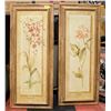 Image 1 : PAIR OF FRAMED FLOWER FRINTS