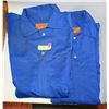 Image 1 : 2 PAIRS BLUE WORK COVERALLS
