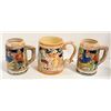 Image 1 : CERAMIC BEER STEIN COLLECTION-10 STEINS-1 MUSICAL