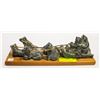 Image 1 : A WOLF ORIGINAL-THE WOLF SCULTURES SOAPSTONE-