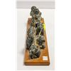 Image 2 : A WOLF ORIGINAL-THE WOLF SCULTURES SOAPSTONE-