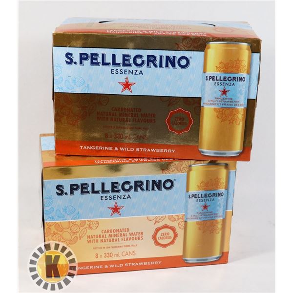 TWO CASES OF S.PELLEGRINO DRINK