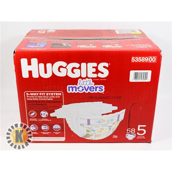 CASE OF HUGGIES SIZE 5