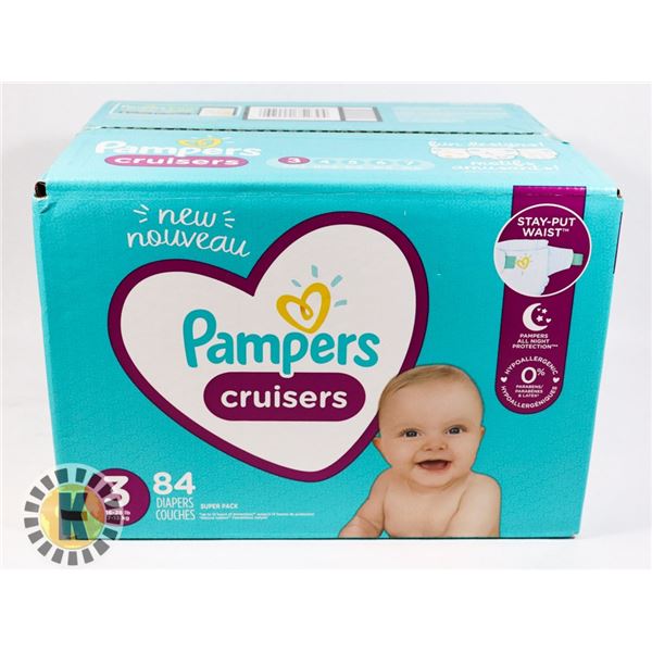 CASE OF PAMPERS SIZE 3