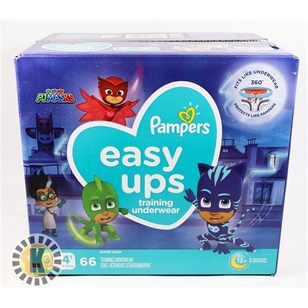 CASE OF PAMPERS EASY UPS SIZE 3T-4T