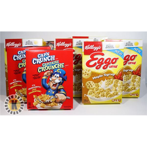 BOX OF ASSORTED CEREAL