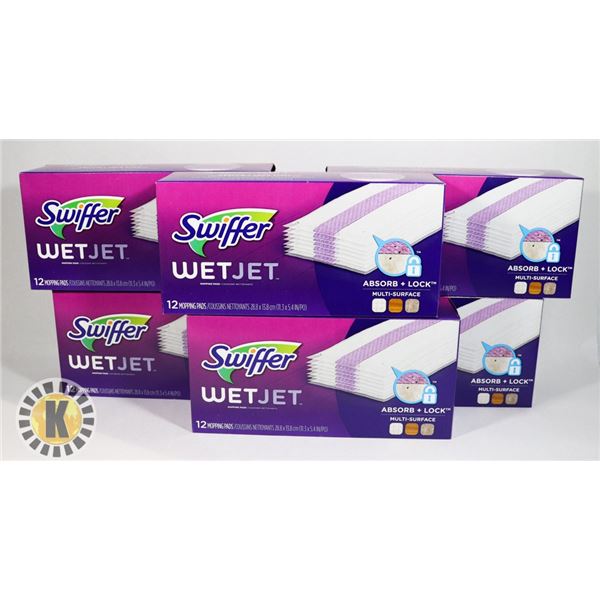 BOX OF SWIFFER WET JET REFILLS