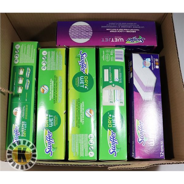 BOX OF SWIFFER WET JET REFILLS
