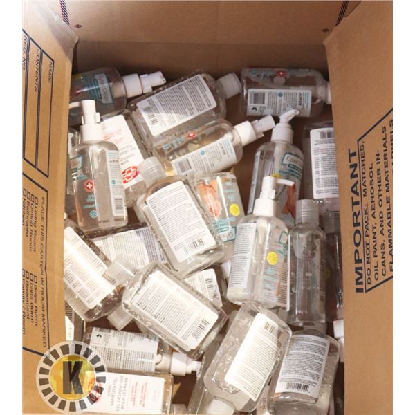BOX OF HAND SANITIZER