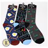 Image 1 : 3 NEW PAIRS OF MENS WILD PATTERN SOCKS