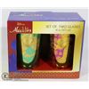 Image 1 : NEW SET OF DISNEY ALADDIN DRINK GLASSES