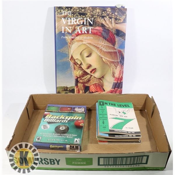 FLAT OF ASSORTED BOOKS