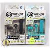 Image 1 : TWO WICKED AUDIO OMEN BLUETOOTH HEADPHONES