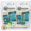 Image 1 : TWO WICKED AUDIO OMEN BLUETOOTH HEADPHONES