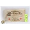 Image 1 : 14)  GERMAN 1910 REICHSBANKNOTE 1000 MARKS.