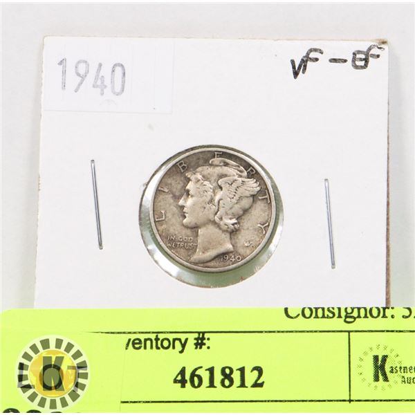 1940 USA MERCURY SILVER DIME