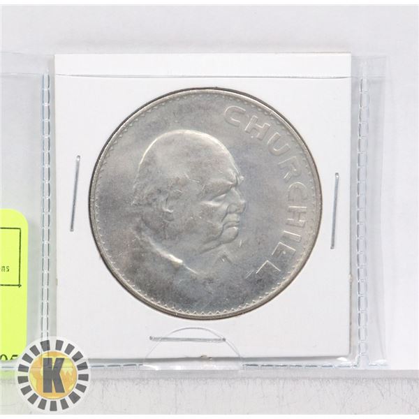 1 ELIZABETH II / WINSTON CHURCHILL 1965 COIN