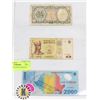 Image 1 : 3 BANKNOTES EGYPT MOLDOVA ROMANIA
