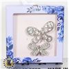 Image 1 : NEW VINTAGE STYLE CLEAR RHINESTONE BUTTERFLIES