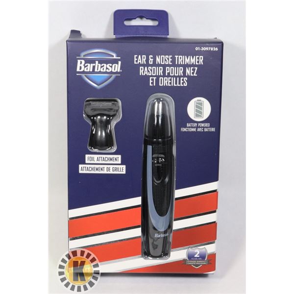 NEW BARBASOL EAR AND NOSE HAIR TRIMMER