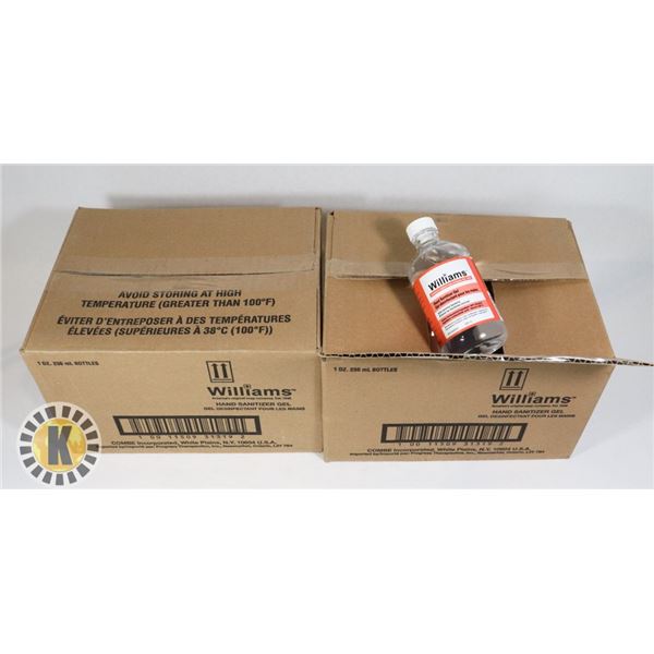 TWO CASES OF WILLIAMS HAND SANITIZER GEL