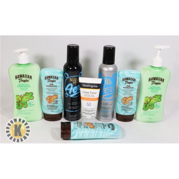 BAG OF SUNSCREEN AND MORE