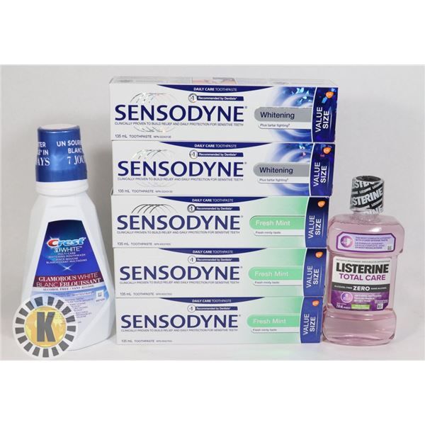 BAG OF ASSORTED DENTAL CARE