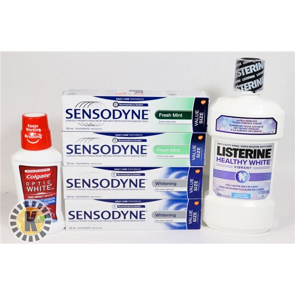 BAG OF ASSORTED DENTAL CARE