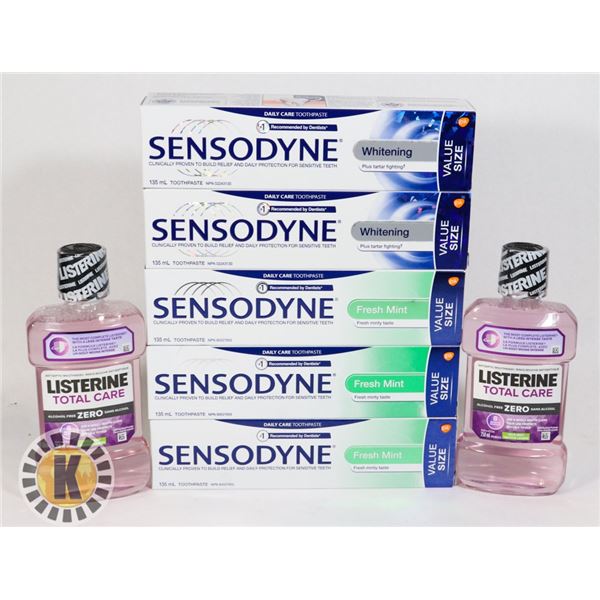 BAG OF ASSORTED DENTAL CARE