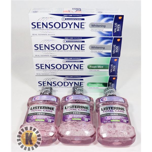 BAG OF ASSORTED DENTAL CARE